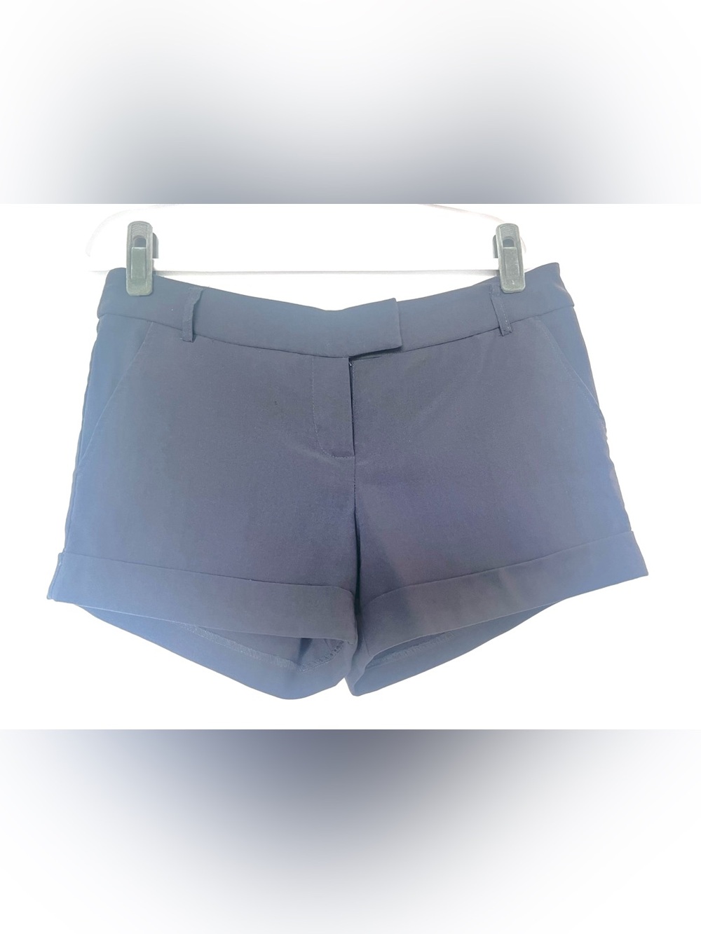 Grass Collection Charcoal Gray Cuffed Shorts NWOT Dressy Size 5 (Size 8)